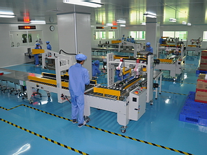 工字型封箱机流水线