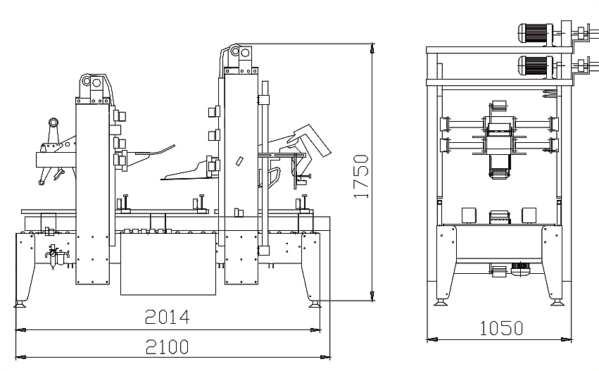 折盖封箱机图纸