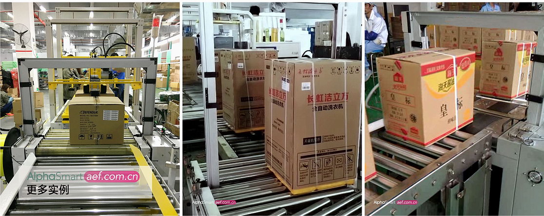 阿尔法打包机用于长虹和海天